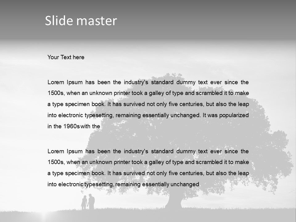 Park Stand Summer PowerPoint Template