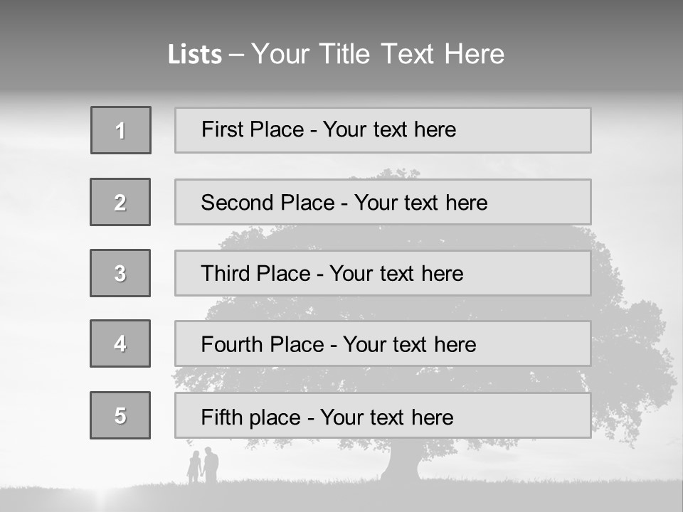 Park Stand Summer PowerPoint Template