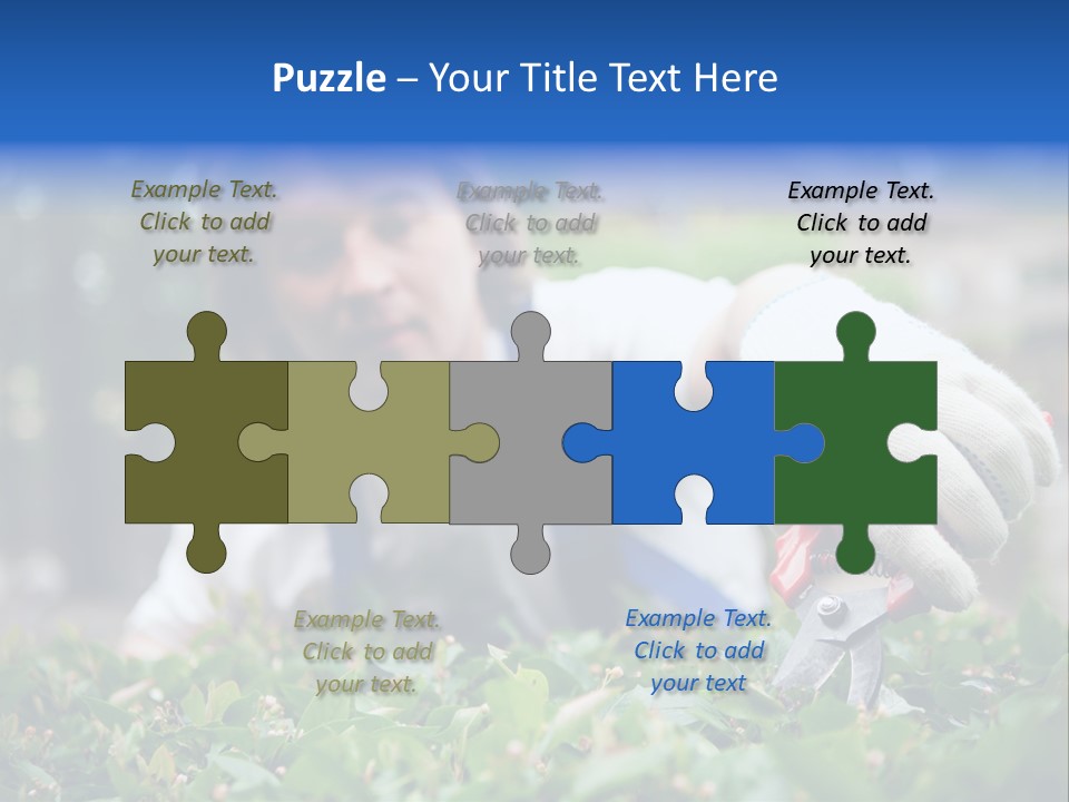 Work Green Summer PowerPoint Template