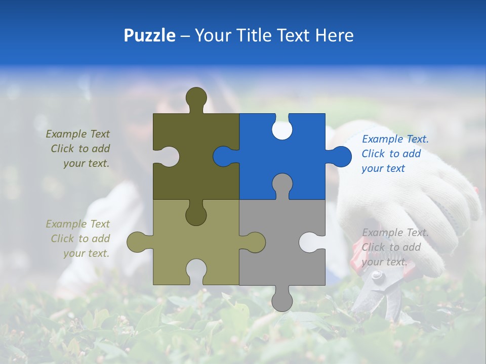 Work Green Summer PowerPoint Template