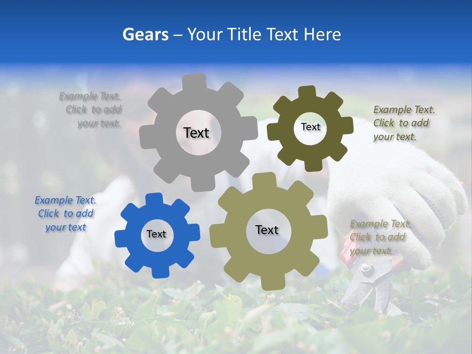 Work Green Summer PowerPoint Template