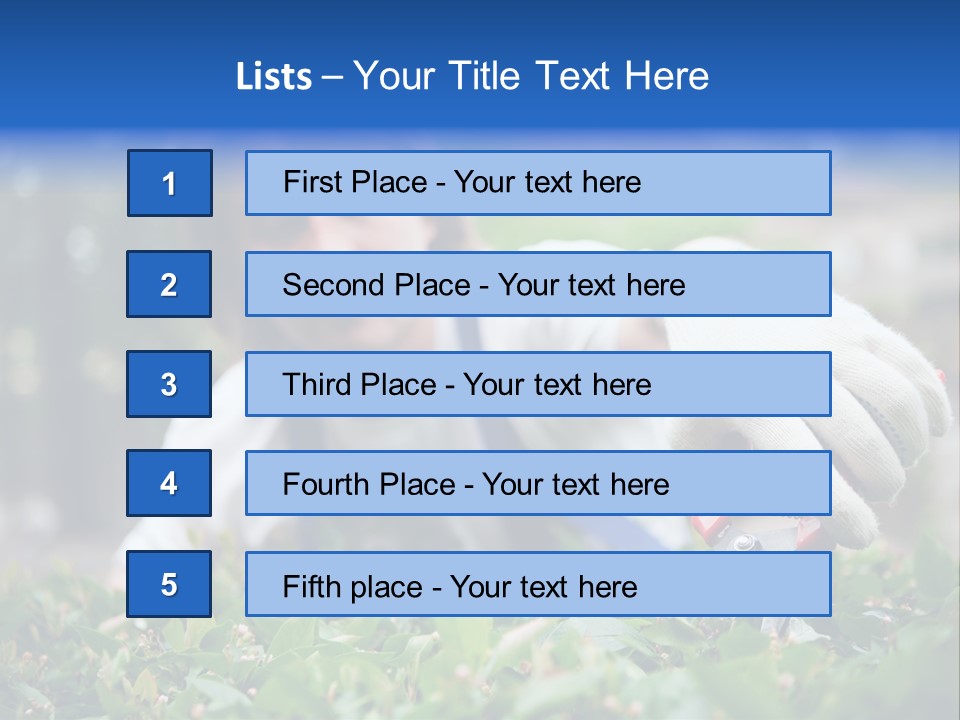 Work Green Summer PowerPoint Template