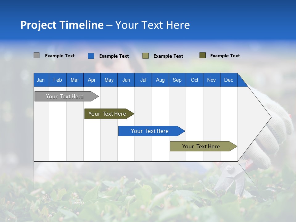 Work Green Summer PowerPoint Template