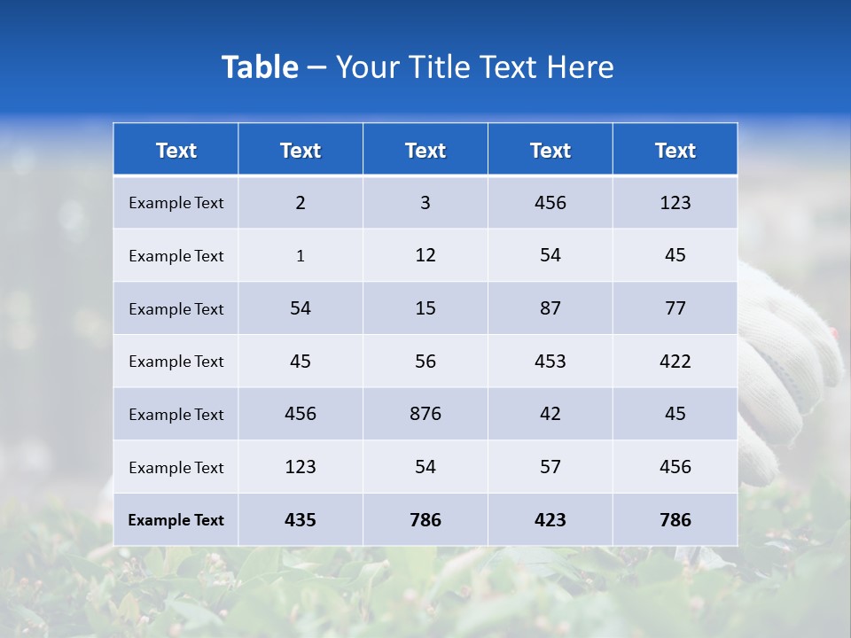 Work Green Summer PowerPoint Template