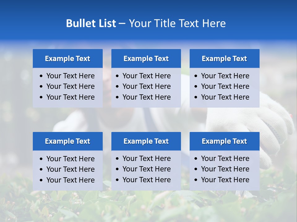 Work Green Summer PowerPoint Template