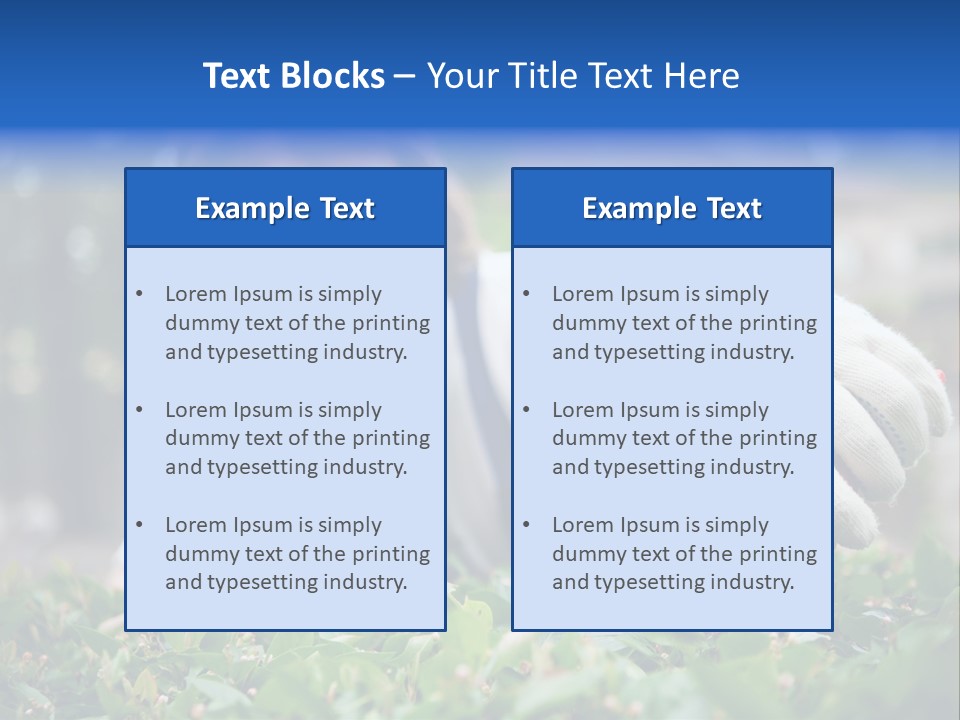 Work Green Summer PowerPoint Template