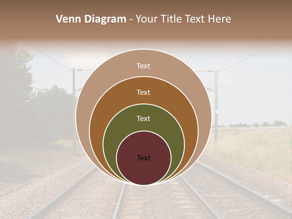Cables Railroad Transportation PowerPoint Template
