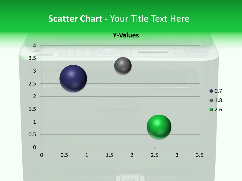 Laser Printer Silhouette PowerPoint Template