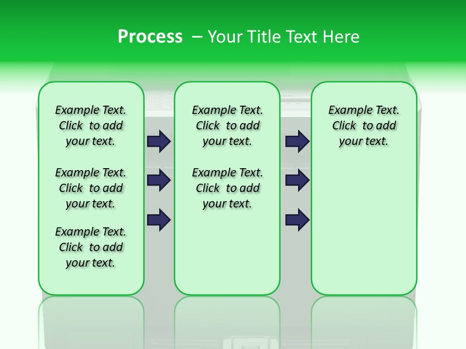 Laser Printer Silhouette PowerPoint Template