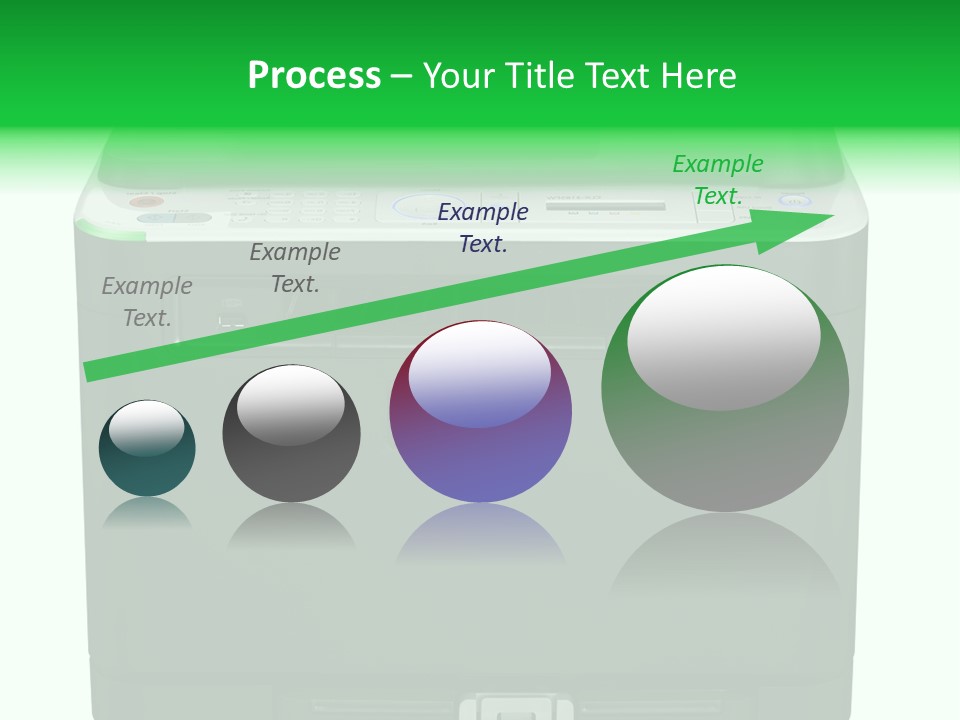 Laser Printer Silhouette PowerPoint Template