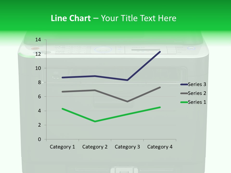 Laser Printer Silhouette PowerPoint Template