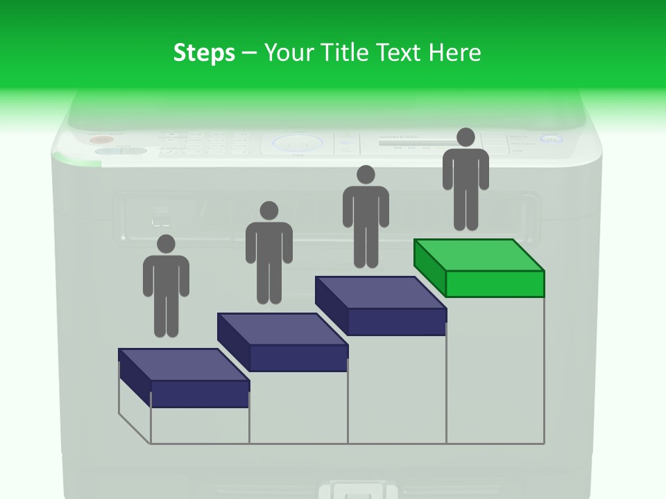 Laser Printer Silhouette PowerPoint Template