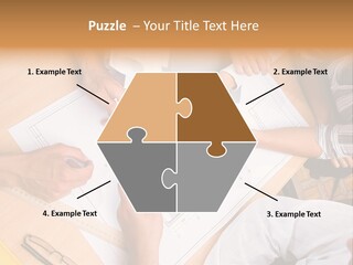 Pencil Helmet People PowerPoint Template