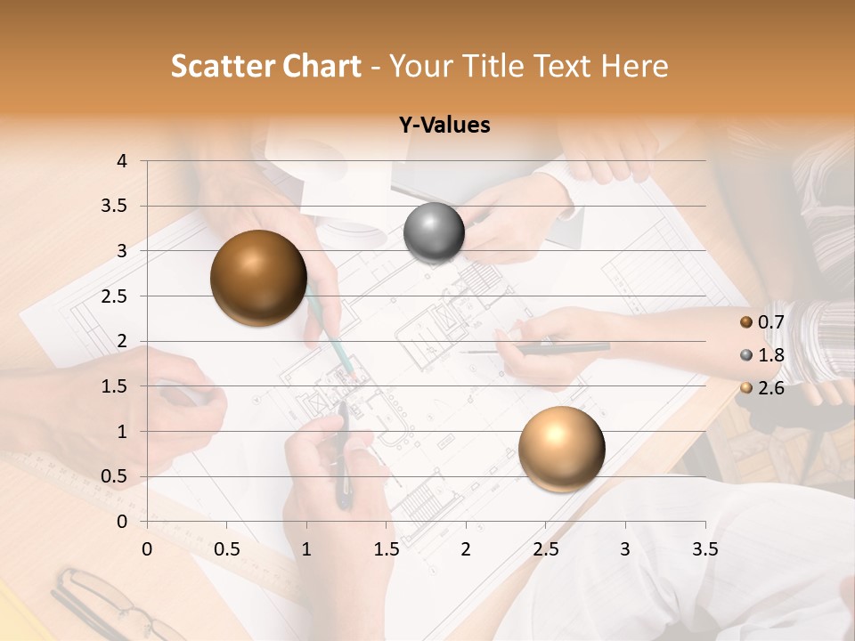 Pencil Helmet People PowerPoint Template