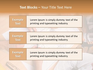 Pencil Helmet People PowerPoint Template