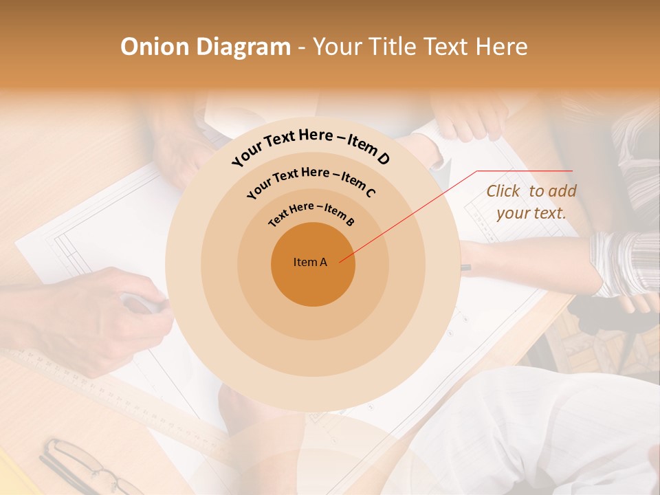 Pencil Helmet People PowerPoint Template
