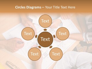 Pencil Helmet People PowerPoint Template