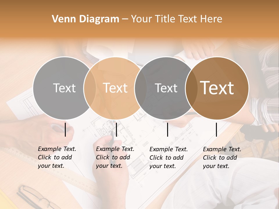 Pencil Helmet People PowerPoint Template