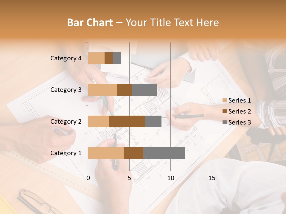Pencil Helmet People PowerPoint Template