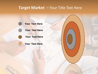 Pencil Helmet People PowerPoint Template