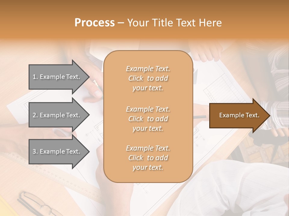 Pencil Helmet People PowerPoint Template