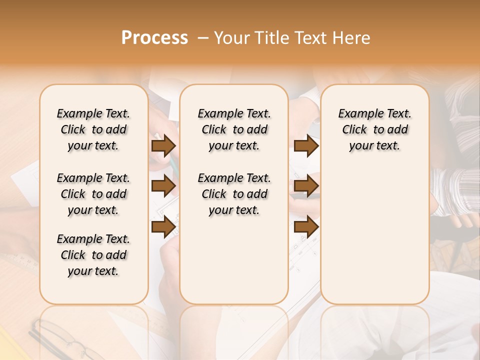 Pencil Helmet People PowerPoint Template