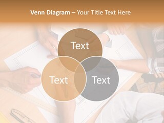 Pencil Helmet People PowerPoint Template