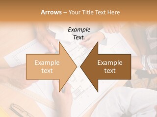 Pencil Helmet People PowerPoint Template