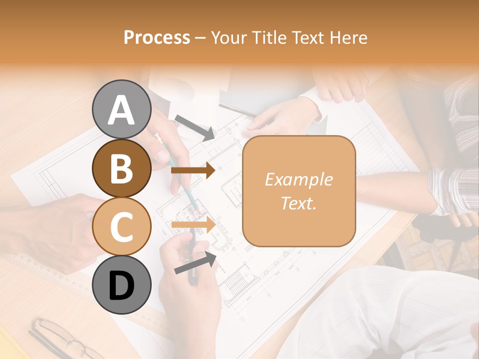Pencil Helmet People PowerPoint Template