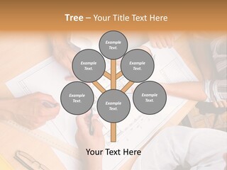 Pencil Helmet People PowerPoint Template