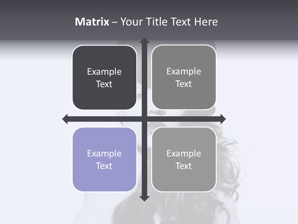 Women French Black PowerPoint Template