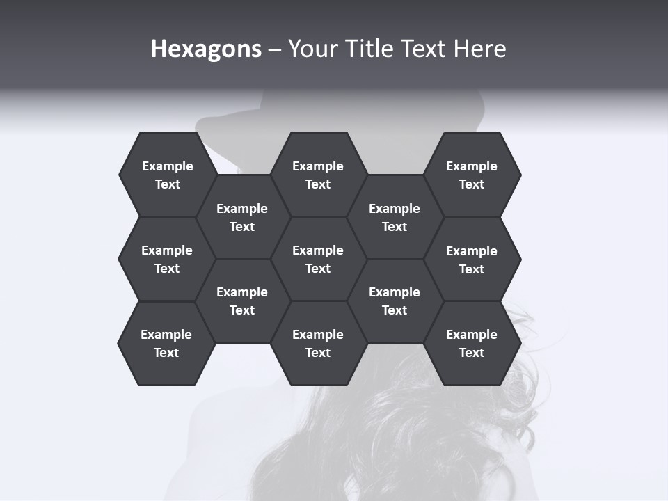 Women French Black PowerPoint Template