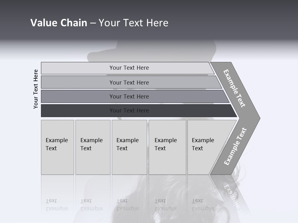 Women French Black PowerPoint Template