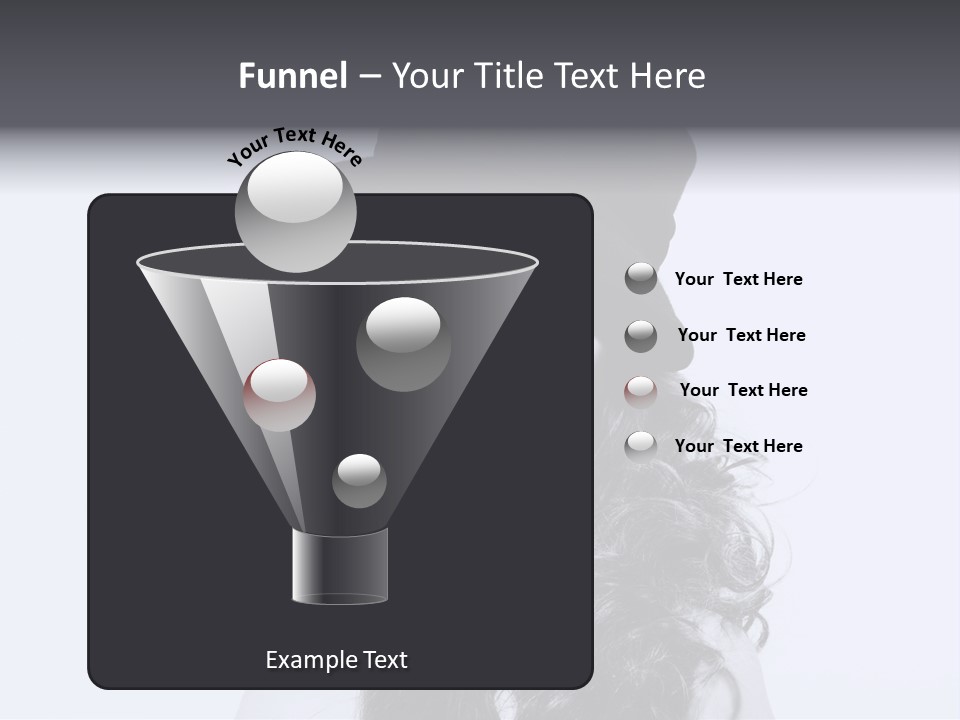 Women French Black PowerPoint Template