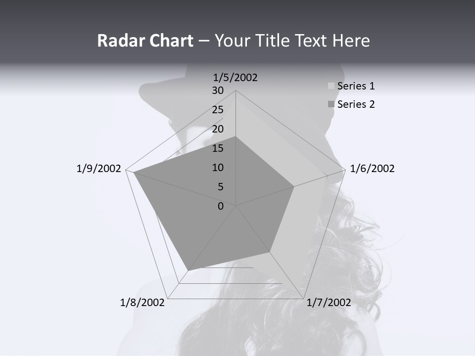 Women French Black PowerPoint Template