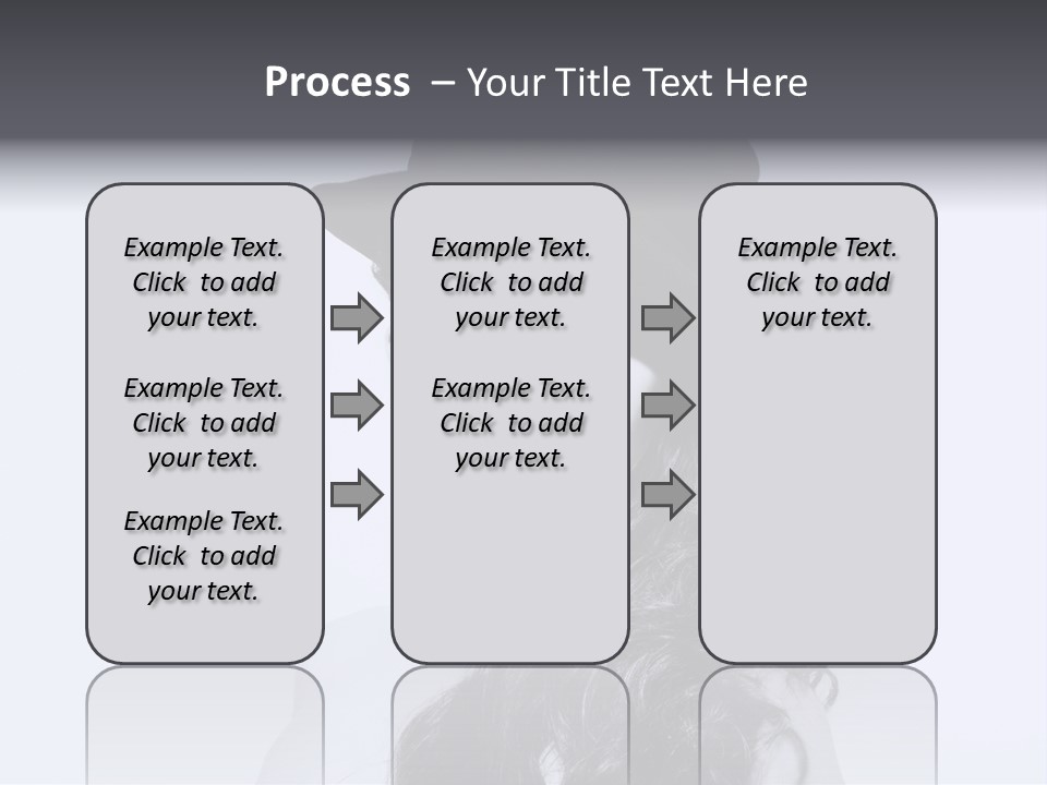 Women French Black PowerPoint Template
