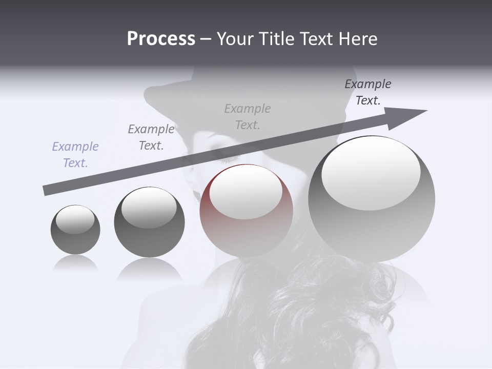 Women French Black PowerPoint Template