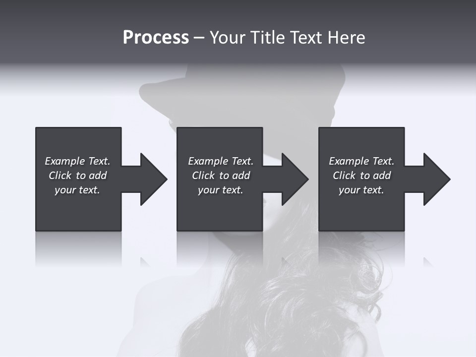 Women French Black PowerPoint Template