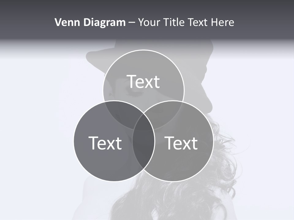 Women French Black PowerPoint Template