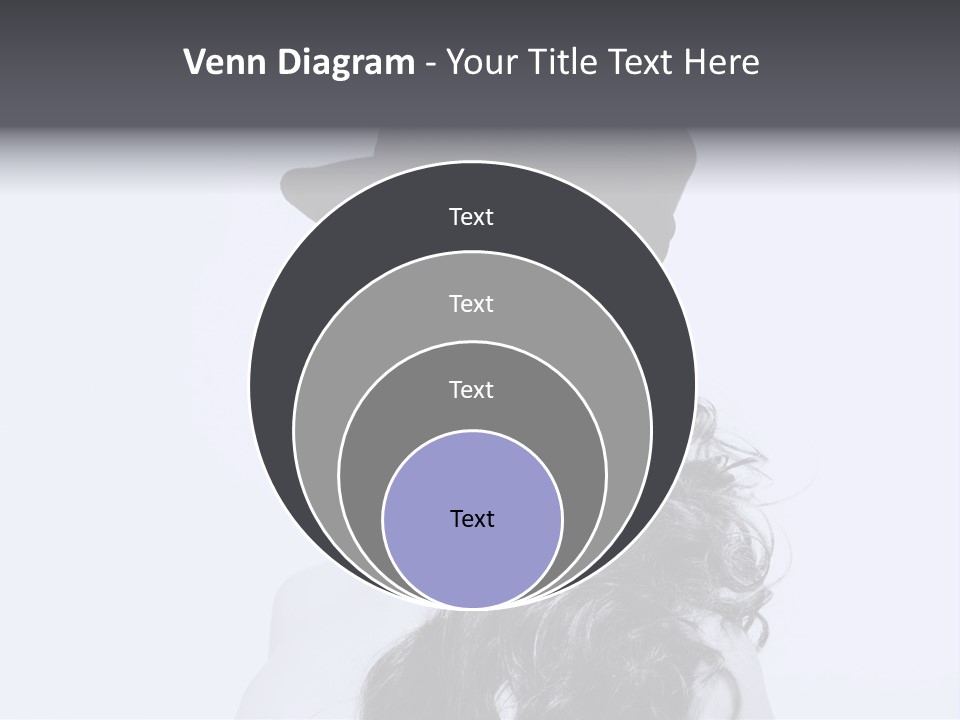 Women French Black PowerPoint Template