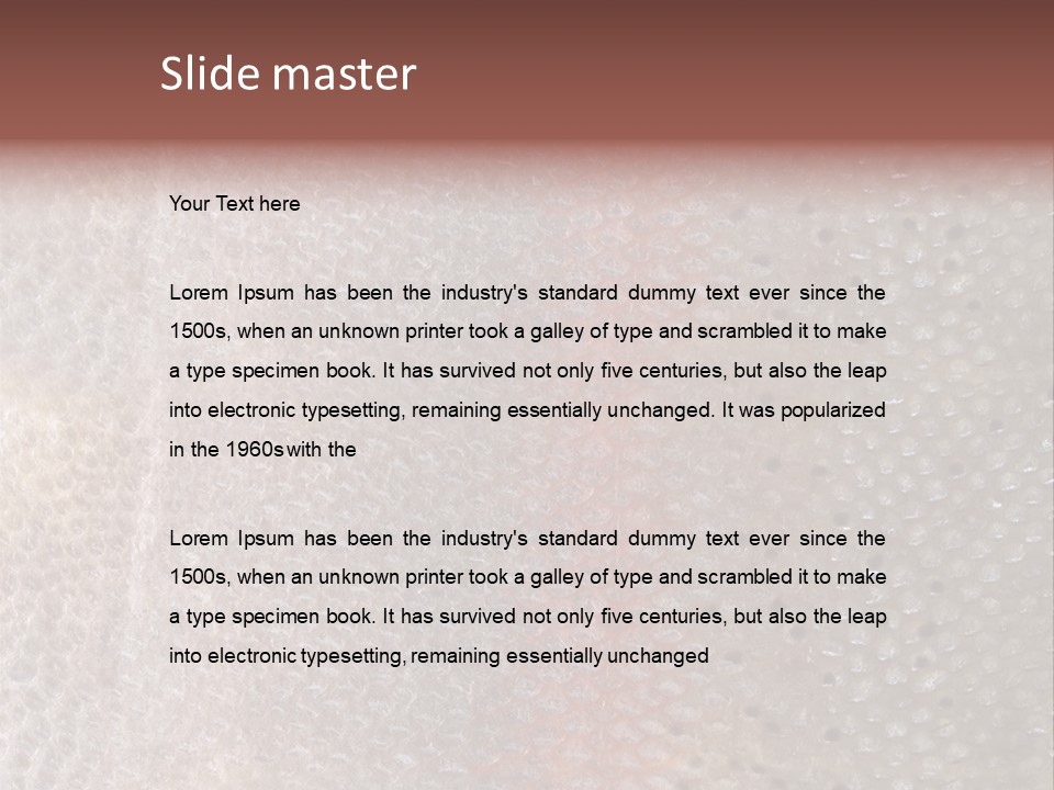 Pattern Wet Market PowerPoint Template