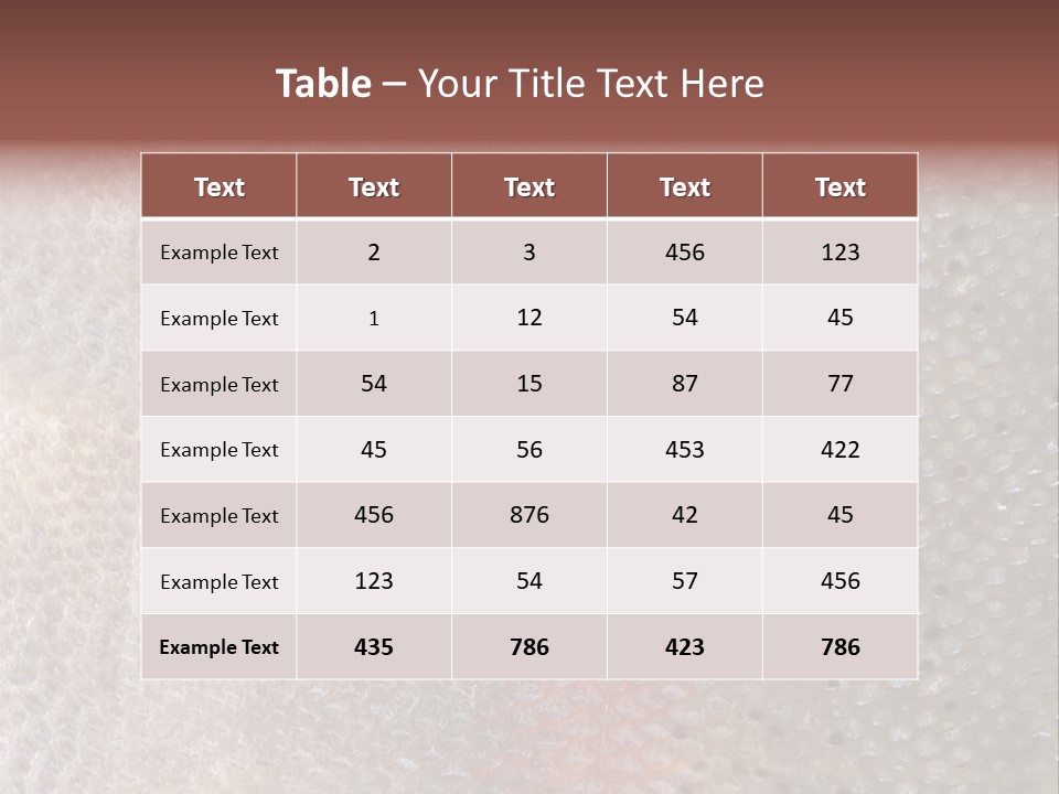 Pattern Wet Market PowerPoint Template