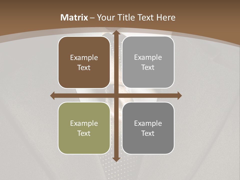 Closeup Jacket Display PowerPoint Template