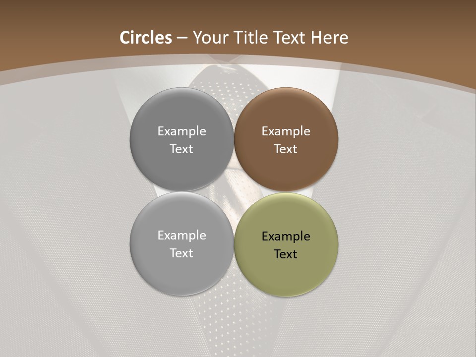 Closeup Jacket Display PowerPoint Template