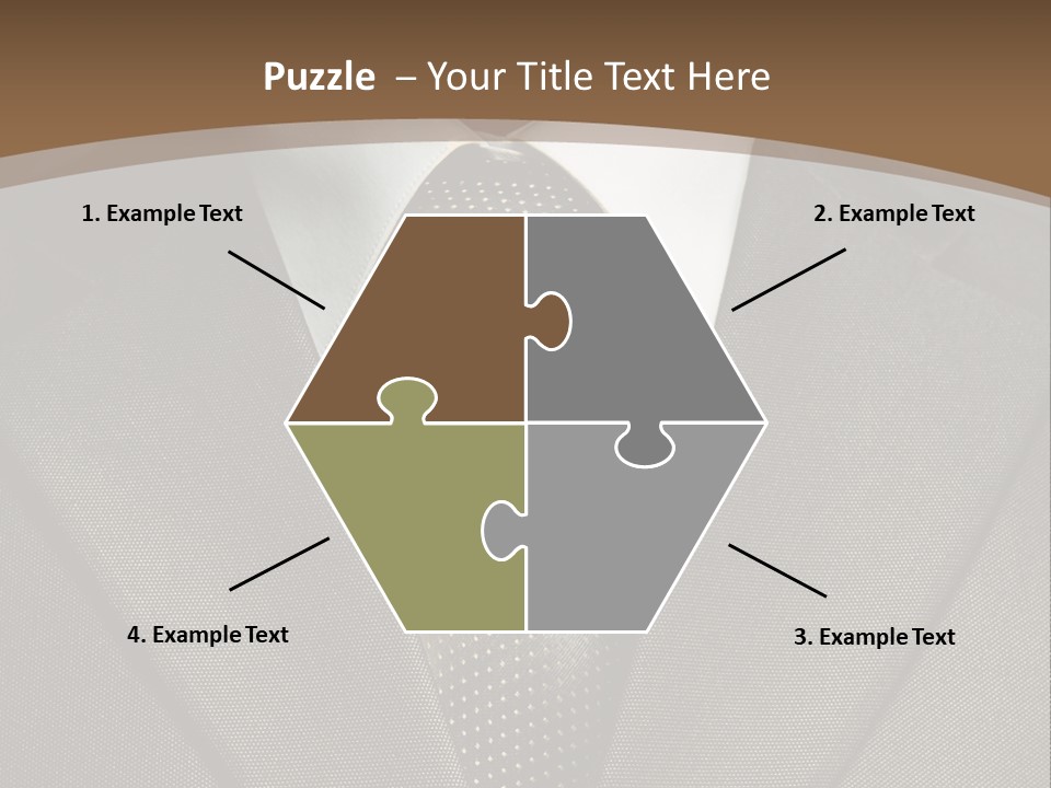 Closeup Jacket Display PowerPoint Template