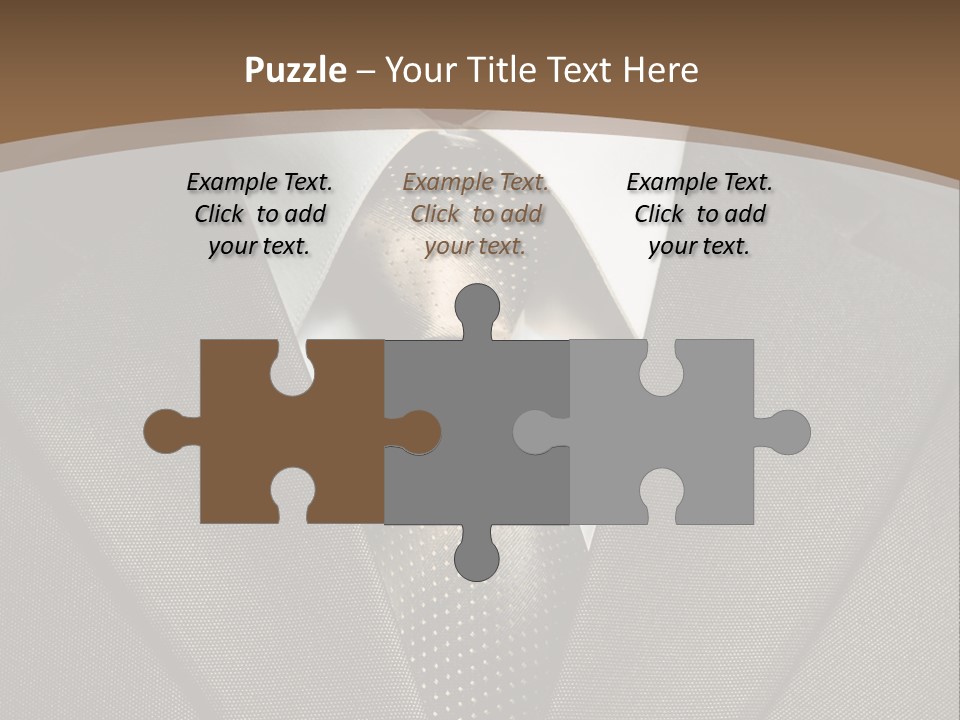 Closeup Jacket Display PowerPoint Template