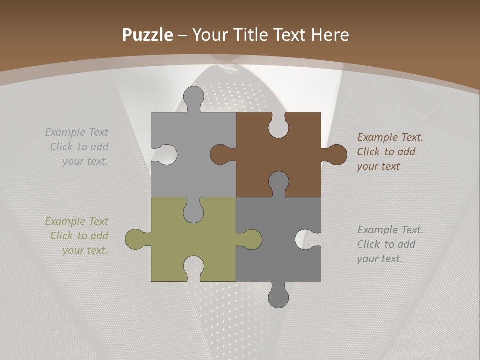 Closeup Jacket Display PowerPoint Template