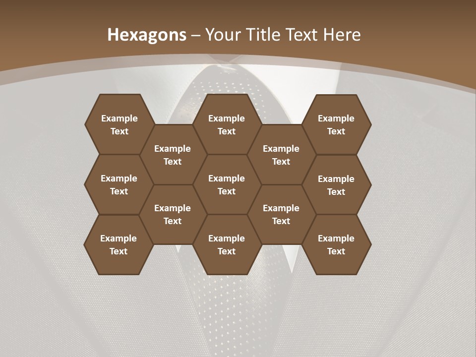 Closeup Jacket Display PowerPoint Template