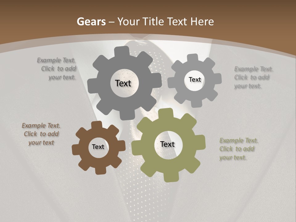 Closeup Jacket Display PowerPoint Template