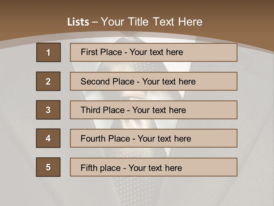 Closeup Jacket Display PowerPoint Template